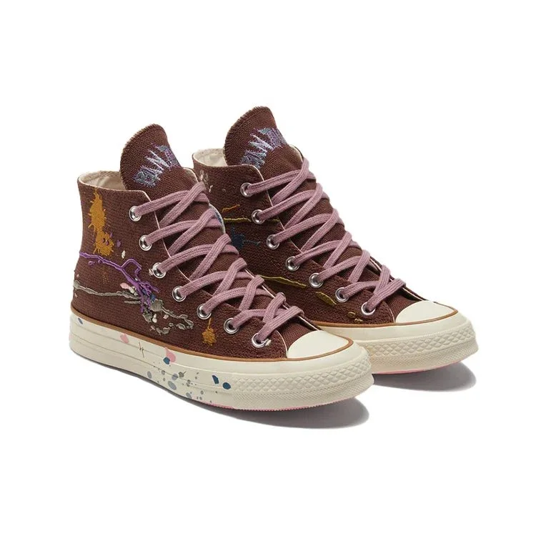 Bandulu x Chuck 70 High «Paint Splatter – Cappuccino Base» Bandulu x Chuck 70 High «Paint Splatter – Cappuccino Base»