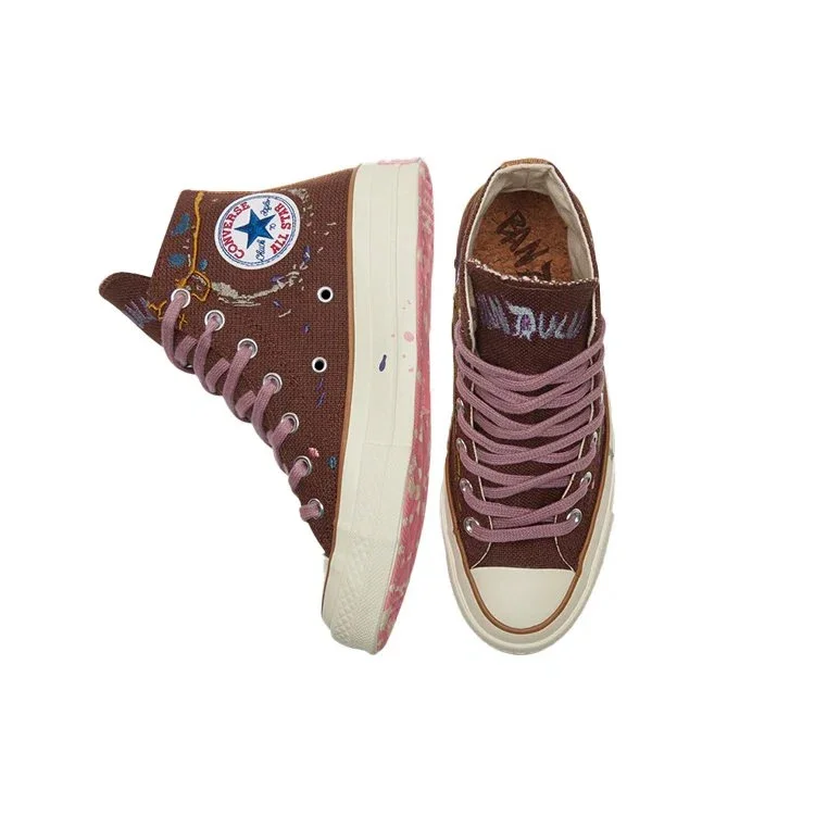 Bandulu x Chuck 70 High «Paint Splatter – Cappuccino Base» Bandulu x Chuck 70 High «Paint Splatter – Cappuccino Base»