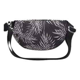 Bolso bandolera estampado «Negro Gris»