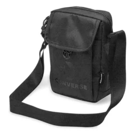 Bolso cruzado de poliestireno multicolor «Negro»