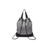 Bolso tipo cubo a cuadros «Grey»