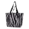 Bolso tote de lona «Blanco Negro»