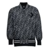 Bomber acolchada AOP Tallas asiáticas «Negro Blanco»