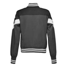 Bomber de béisbol sin acolchado, tallas asiáticas «Grey White Black»