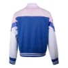 Bomber de béisbol sin acolchado, tallas asiáticas «Rosa Azul Blanco»