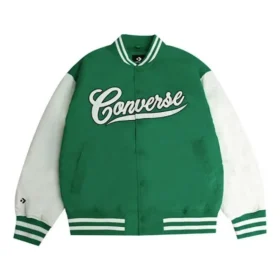 Bomber sin acolchado, tallas asiáticas «Verde»