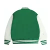 Bomber sin acolchado, tallas asiáticas «Verde»