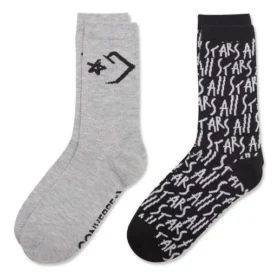Calcetines Chuck Taylor All Star Crew «Negro Gris»