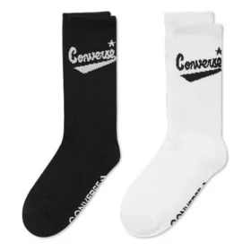 Calcetines cortos con logo, dos pares «Blanco Negro»
