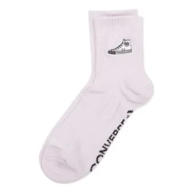 Calcetines cortos con parche bordado para zapatillas, dos pares «Rosa»