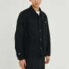 Camisa casual de manga larga Converse SS22 Cargo para hombre, color negro otoñal