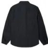 Camisa de manga larga con botones y bolsillos de carpintero, tallas asiáticas, «Negro»