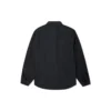 Camisa de manga larga con botones y bolsillos de carpintero, tallas asiáticas, «Negro»