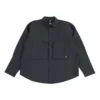 Camisa de manga larga de algodón, tallas asiáticas «Black»