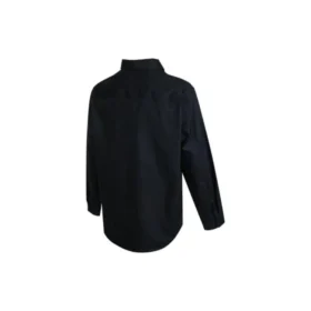 Camisa de manga larga tejida con botones Tallas asiáticas «Negro»