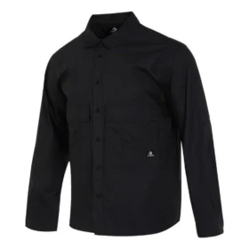 Camisa de manga larga tejida de temporada, tallas asiáticas, «Negro»