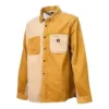 Camisa de pana con bloques de color, tallas asiáticas, «marrón claro»