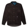 Camisa de pana con botones, tallas asiáticas, «marrón oscuro»
