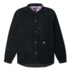 Camisa de pana con botones, tallas asiáticas, «Negro»