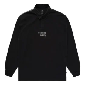 Camisa de rugby Converse x Awake NY, tallas asiáticas, «Negro»