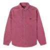 Camisa de sarga de manga larga con botones Tallas asiáticas «Berry»