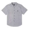 Camisa de sastre a rayas con botones, tallas asiáticas, «Gris»