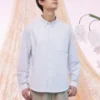 Camisa Oxford a rayas Tallas asiáticas «Vapor Violet»