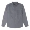 Camisa Oxford con botones, tallas asiáticas «Grey Blue»