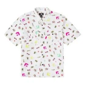 Camisa Park Gym con estampado integral Tallas asiáticas «Blanco»