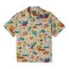 Camisa Plant Print Resort Tallas asiáticas «Nomad Khaki»