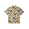 Camisa Plant Print Resort Tallas asiáticas «Nomad Khaki»