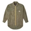 Camisa tejida oversize con bolsillos, tallas asiáticas «Verde oliva»