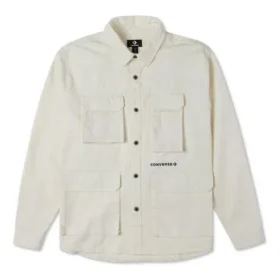 Camisa tejida utilitaria y cómoda Tallas asiáticas «Egret»