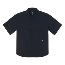 Camisa utilitaria con logotipo Tallas asiáticas «Negro»