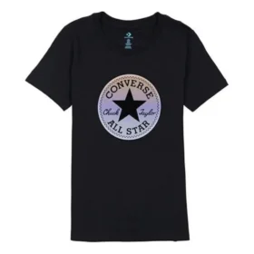 Camiseta Camiseta Chuck Taylor All Star Tallas asiáticas «Negro Blanco»