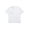 Camiseta casual de manga corta con bolsillo para hombre, color blanco