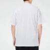 Camiseta casual de manga corta con bolsillo para hombre, color blanco