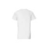Camiseta casual de manga corta con logo en blanco