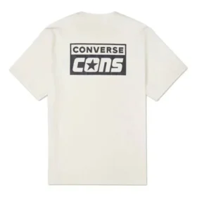 Camiseta casual retro de manga corta con estampado de letras en amarillo crema