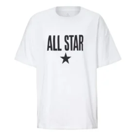 Camiseta Chuck Taylor All Star, tallas asiáticas, «White Black»