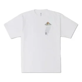 Camiseta con bolsillo Cloud de diseño novedoso, tallas asiáticas, «Blanco»