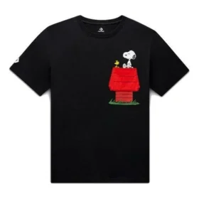 Camiseta con bolsillo Converse x Peanuts, tallas asiáticas, «Black»