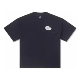 Camiseta con bolsillo de skateboard, tallas asiáticas «Negro»