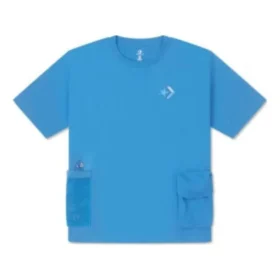 Camiseta con bolsillo para bebidas de verano, tallas asiáticas «Azul»