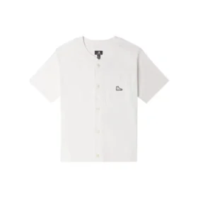 Camiseta con botones y logotipo de Chuck Taylor, tallas asiáticas, «Blanco»