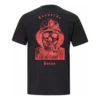 Camiseta con diseño de calaveras, tallas asiáticas «Negro»