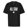 Camiseta con el logotipo de Chuck Taylor All Star, tallas asiáticas «Negro Blanco»