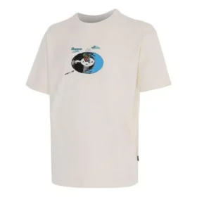 Camiseta con el logotipo de Disk Jockey, tallas asiáticas «Blanco»