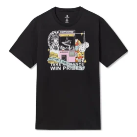 Camiseta con estampado de máquina de garras, tallas asiáticas, «Negro»