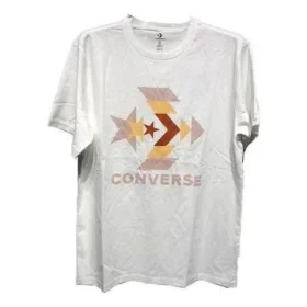 Camiseta con gráfico ampliado de estrella en forma de chevrón, tallas asiáticas, «Blanco»